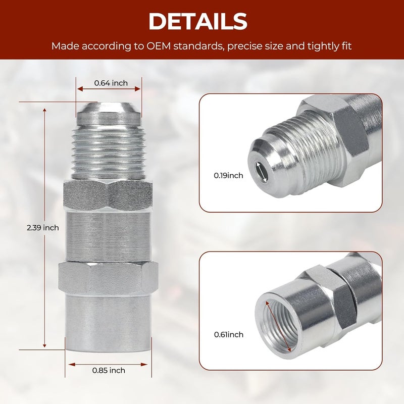 Atesilor 23516919 Fuel Check Valve Compatible with Detroit Diesel S50 8.5L & S60 11.1/12.7/14L Engine, Replaces 23509140 - Image 5